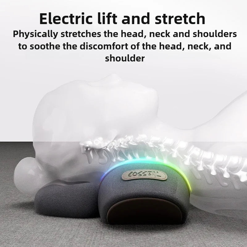2025 Pillow Massage Neck Hump, 3-In-1 Neck Massage Pillow, Heated Massage Neck Pillow, Memory Foam Pillows Stiffening Vertebra