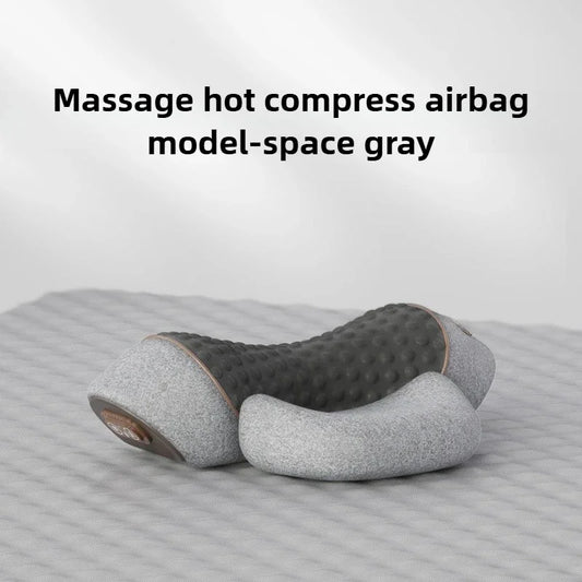 2025 Pillow Massage Neck Hump, 3-In-1 Neck Massage Pillow, Heated Massage Neck Pillow, Memory Foam Pillows Stiffening Vertebra